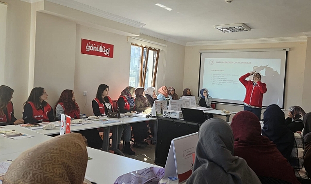 Türk Kızılay Derneği Halk Sağlığı Kapasite Geliştirme Çalışmaları Devam Ediyor
