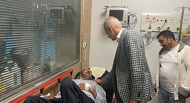 Vali Çiçekli’den kazazedelere geçmiş olsun ziyareti