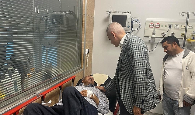 Vali Çiçekli’den kazazedelere geçmiş olsun ziyareti