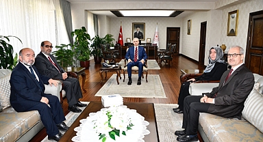 Vali Çiçekli, Din Görevlilerini kabul etti