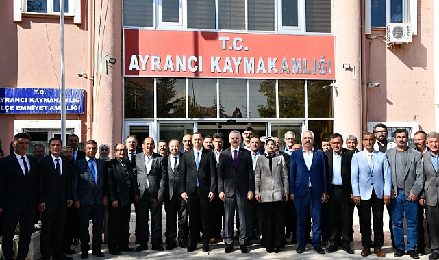Vali Çiçekli, İlk İlçe Ziyaretini Ayrancı'ya Gerçekleştirdi