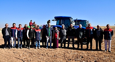 Seyithasan Köyü’nde 15 Farklı Buğday Çeşidinin Denendiği Demonstrasyon Çalışması Yapıldı