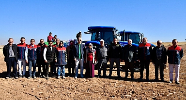 Seyithasan Köyü’nde 15 Farklı Buğday Çeşidinin Denendiği Demonstrasyon Çalışması Yapıldı