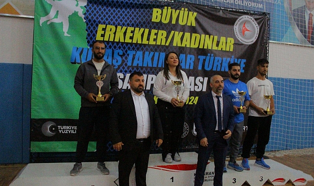 Büyükler Takımlar Türkiye Kuraş Şampiyonası Karaman'da Sona Erdi