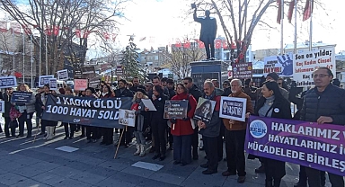 CHP Karaman Kadın Kolları: "İstanbul sözleşmesinden vazgeçmedik, vazgeçmiyoruz, vazgeçmeyeceğiz"
