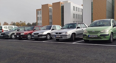 Hastanenin yeni otoparkı tamamlandı