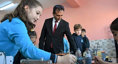 İbrahim Bey İlkokulunda Yeni Atölyelerin Açılışı Yapıldı
