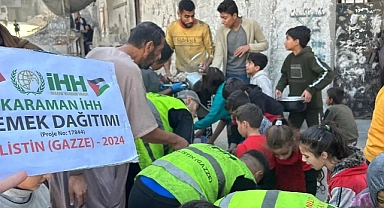 İHH Karaman'dan Gazze'ye yardım eli