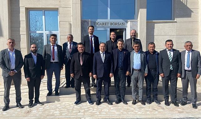 İl Genel Meclis Başkanı Yıldızbaş ve Meclis Üyelerinden Ticaret Borsası'na Ziyaret