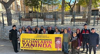 Jandarma’nın Kadınlara KADES Eğitimleri Sürüyor