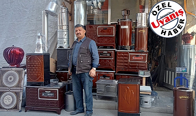 Karaman'da hava soğudu, sobacılar sezonu açtı