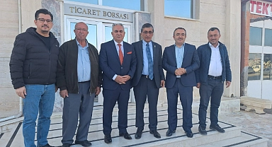 Karaman Ticaret Borsası’nı ziyaret ettiler