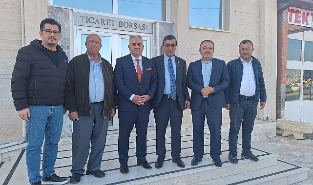 Karaman Ticaret Borsası’nı ziyaret ettiler