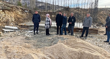 Kaymakam Erdoğan Aşağıçağlar köyünde incelemelerde bulundu