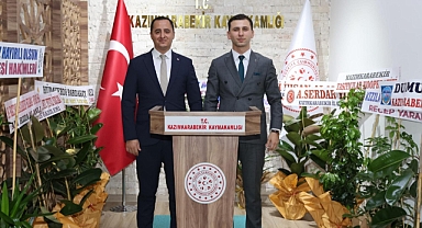 Kaymakam Ünlü'den Meslektaşına Hayırlı Olsun Ziyareti