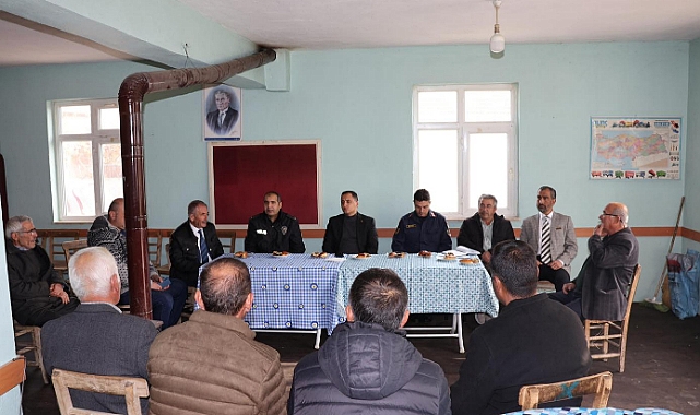 Kaymakam Ünlü köylerin sorunlarını yerinde tespit ediyor