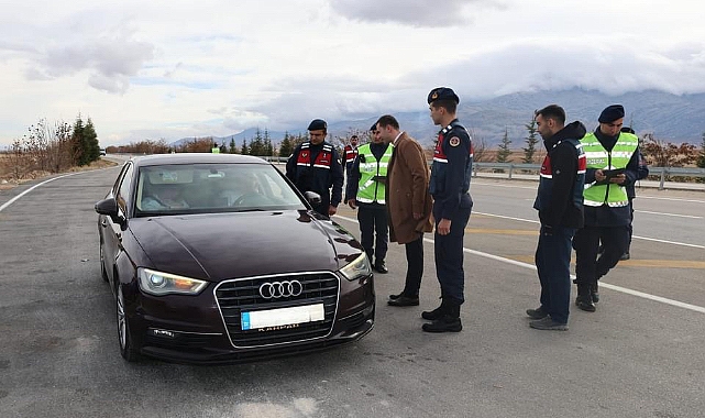 Kaymakam Yamakoğlu'ndan trafik yol denetimi