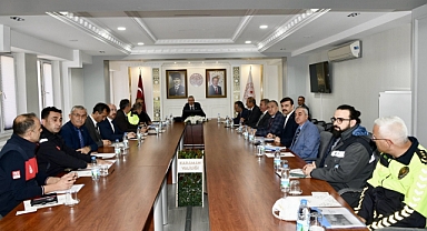 Kış Mevsiminde Alınacak Trafik Tedbirleri Toplantısı Yapıldı