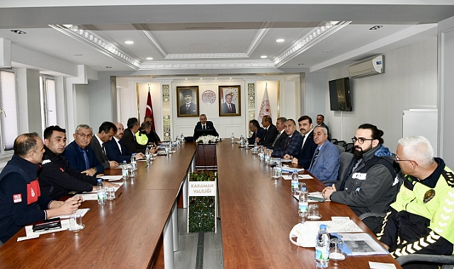 Kış Mevsiminde Alınacak Trafik Tedbirleri Toplantısı Yapıldı