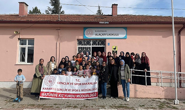 Öğrenciler köy okullarını ziyaret etti