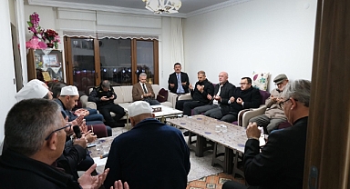 Vali Çiçekli, Şehit İshak Sağlamoğlu'nun mevlid-i şerifine katıldı