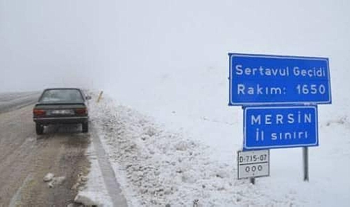 Sertavul Geçidi Küçük Araçlar için trafiğe açıldı