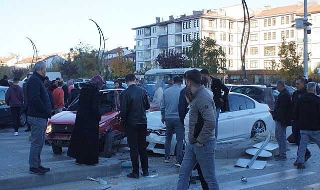 Trafik kazasında 1 kişi yaralandı