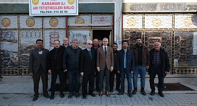 Vali Çiçekli’den Arıcılar Birliği’ne Ziyaret: “Karaman’da bu sektör daha da gelişecektir”