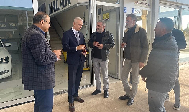 Vali Çiçekli’den galericilere ziyaret