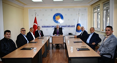 Vali Çiçekli'den Karaman OSB Yönetim Kurulu Başkanlığına İade-i ziyaret