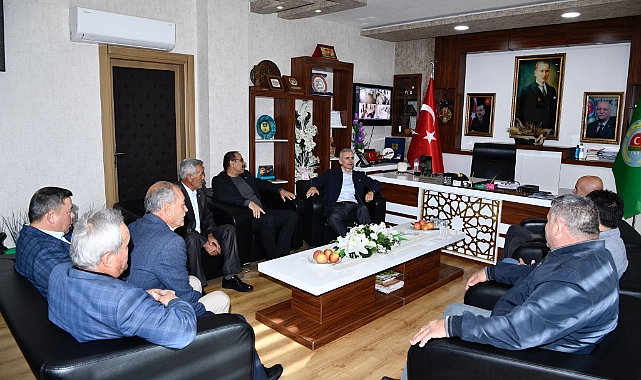 Vali Çiçekli Karaman Ziraat Odasını Ziyaret Etti