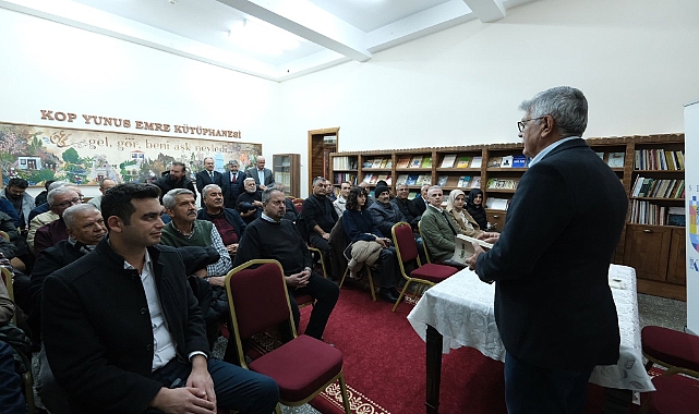 Yunus Emre Kirişçi Baba Kitabı söyleşisine Vali Çiçekli de katıldı