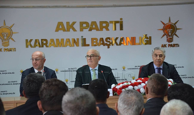 AK Parti Genel Başkan Yardımcısı Yusuf Ziya Yılmaz Karaman’da