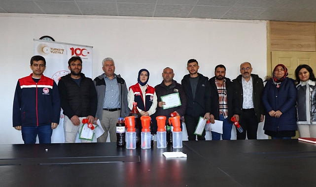 Bozkandak Köyünde Çiftçi Eğitimleri Sona Erdi