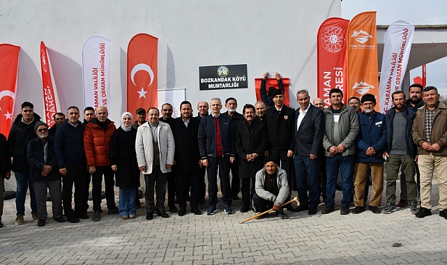 Bozkandak Köyünde Sulama Sistemi ve GES Açılışı yapıldı