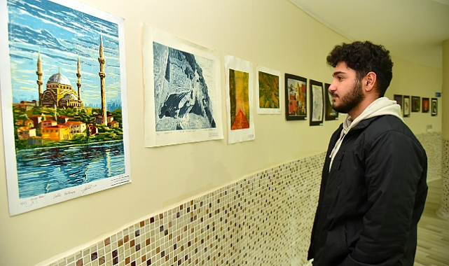 “I. Uluslararası Küçük İşler Bienali Gönderi Sanatları” Resim Sergisi Açıldı