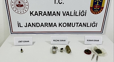 Karaman'da ilk kez Reçine Esrar Maddesi ele geçirildi