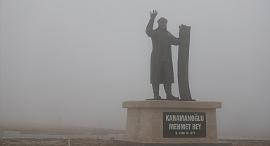 Karaman'da sis etkili oldu