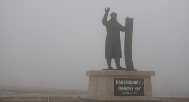 Karaman'da sis etkili oldu