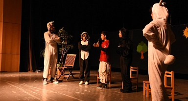 Karaman'da SMA hastası bebek için tiyatro gösterisi düzenlendi
