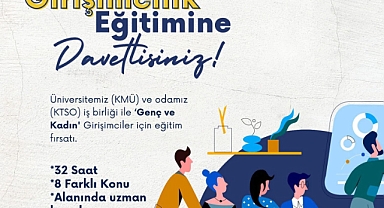 Karaman Girişimcilik Ekosisteminin geliştirilmesi projesi eğitim başvuruları başladı