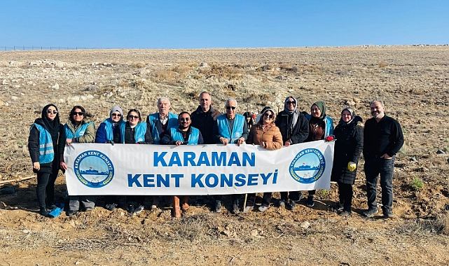 Karaman Kent Konseyi Hatıra Ormanı Oluşturuyor