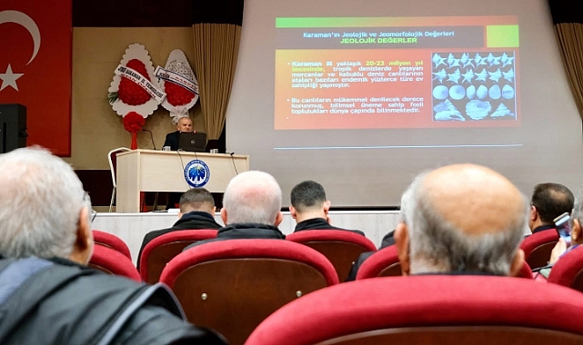 "Karaman ve Jeoturizm" Konferansı yapıldı. Vali Çiçekli: Karaman'a Dair Hayallerimiz Var