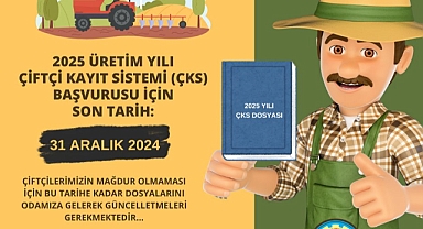 Karaman Ziraat Odası'ndan ÇKS Uyarısı