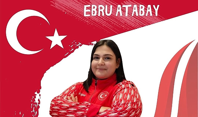 Karamanlı sporcu Ebru, dünya üçüncüsü oldu