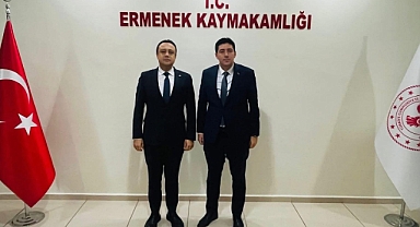 Karayolları 3. Bölge Müdürü Köroğlu’ndan Kaymakam Erdoğan’a ziyaret
