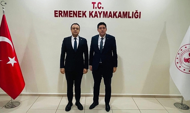 Karayolları 3. Bölge Müdürü Köroğlu’ndan Kaymakam Erdoğan’a ziyaret