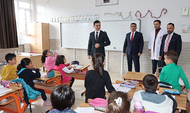 Kaymakam Yamakoğlu öğrencileri dinledi