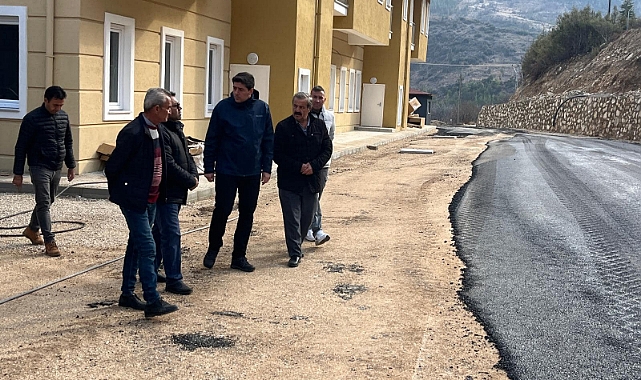 Kazancı Jandarma Karakolu'nda çevre düzenlemesi sürüyor
