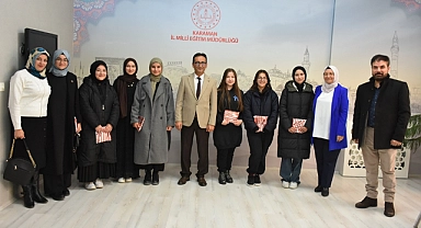 Öğrencilerden İl Müdürü Çalışkan’a Ziyaret